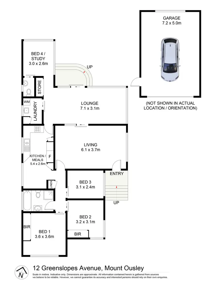 Floorplan of Homely house listing, 12 Greenslopes Avenue, Mount Ousley NSW 2519