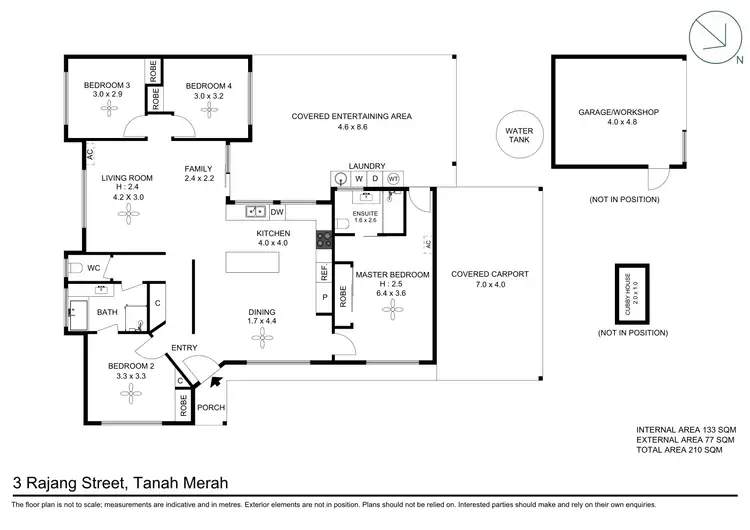 Floorplan of Homely house listing, 3 Rajang Street, Tanah Merah QLD 4128