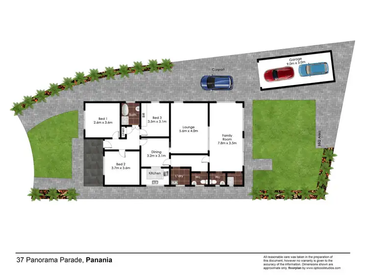 Floorplan of Homely house listing, 37 Panorama Parade, Panania NSW 2213