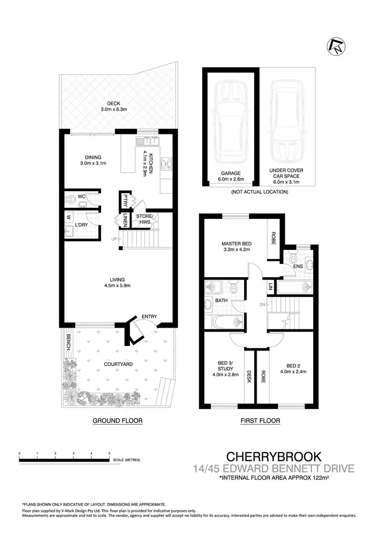 Floorplan of Homely townhouse listing, 14/45 Edward Bennett Drive, Cherrybrook NSW 2126