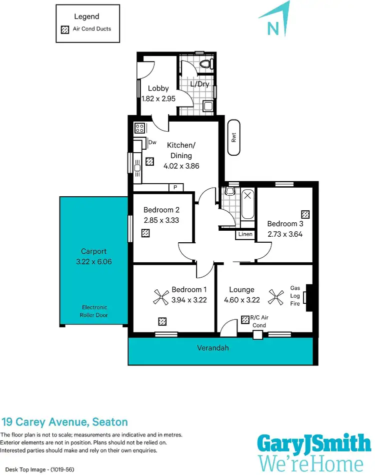 Floorplan of Homely house listing, 19 Carey Avenue, Seaton SA 5023