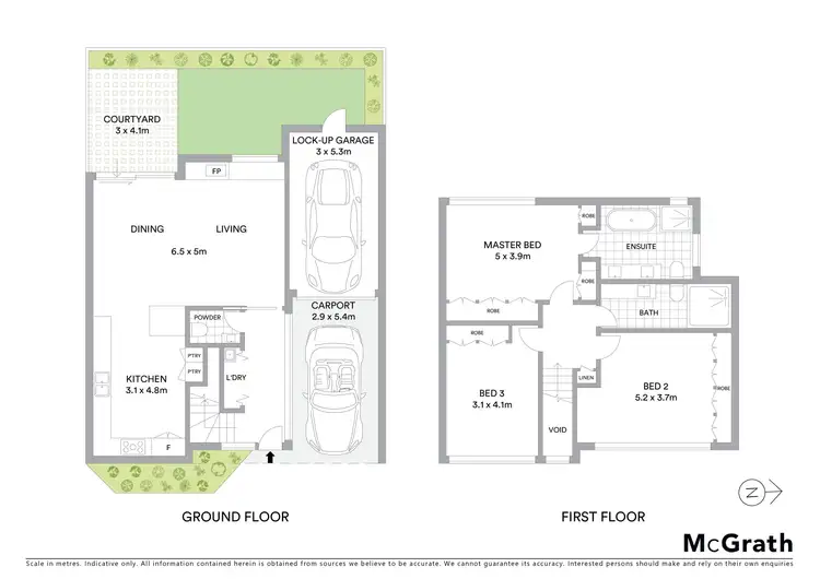 Floorplan of Homely townhouse listing, 2/41 Northcote Avenue, Caringbah South NSW 2229
