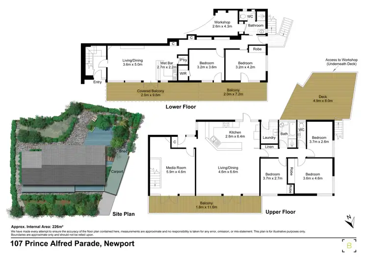 Floorplan of Homely house listing, 107 Prince Alfred Parade, Newport NSW 2106