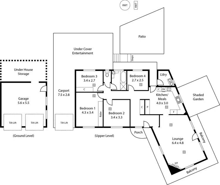 Floorplan of Homely house listing, 58 Braeside Avenue, Seacombe Heights SA 5047