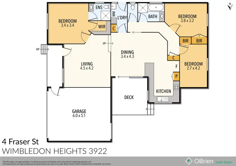 Floorplan of Homely house listing, 4 Fraser Street, Wimbledon Heights VIC 3922