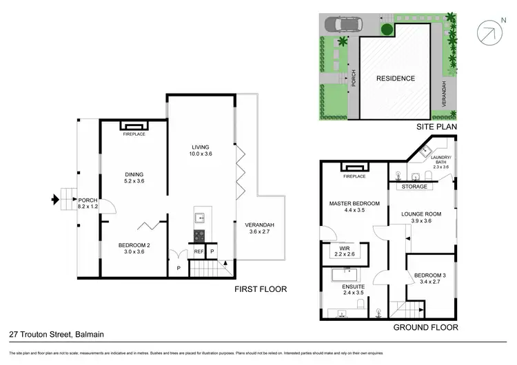 Floorplan of Homely house listing, 27 Trouton Street, Balmain NSW 2041