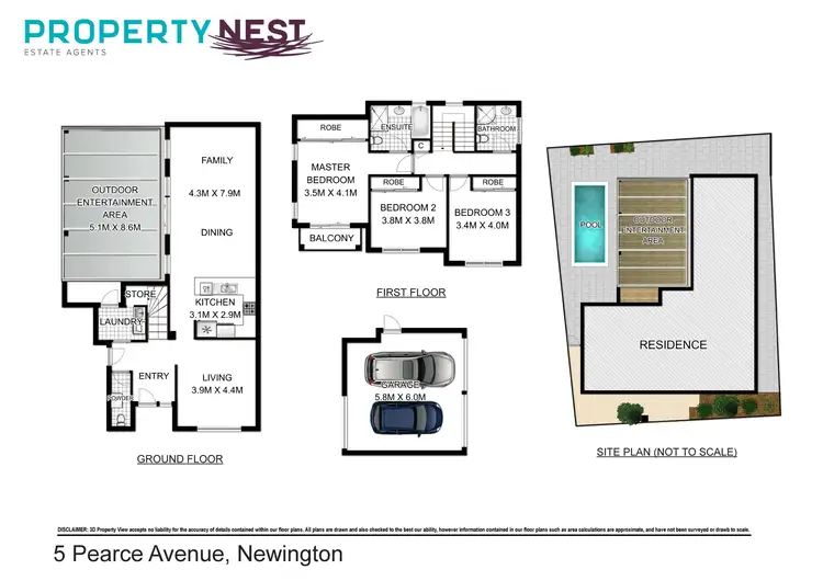 Floorplan of Homely house listing, 5 Pearce Avenue, Newington NSW 2127