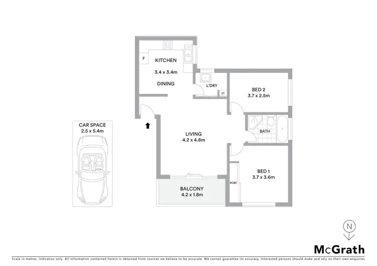 Floorplan of Homely apartment listing, 3/22 Neil Street, Merrylands NSW 2160
