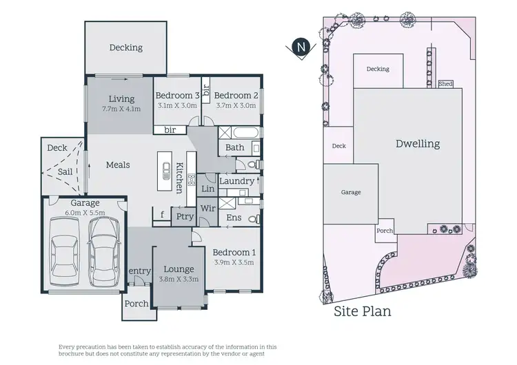 Floorplan of Homely house listing, 43 Saxony Drive, Epping VIC 3076