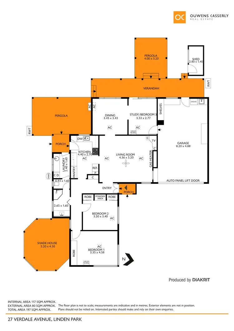 Floorplan of Homely house listing, 27 Verdale Avenue, Linden Park SA 5065