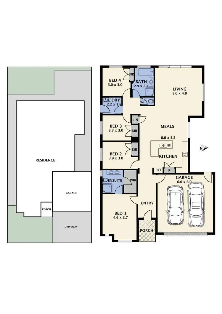 Floorplan of Homely house listing, 45 Domain Way, Craigieburn VIC 3064