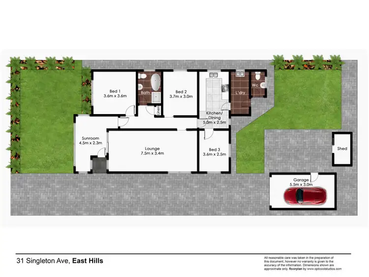 Floorplan of Homely house listing, 31 Singleton Avenue, East Hills NSW 2213