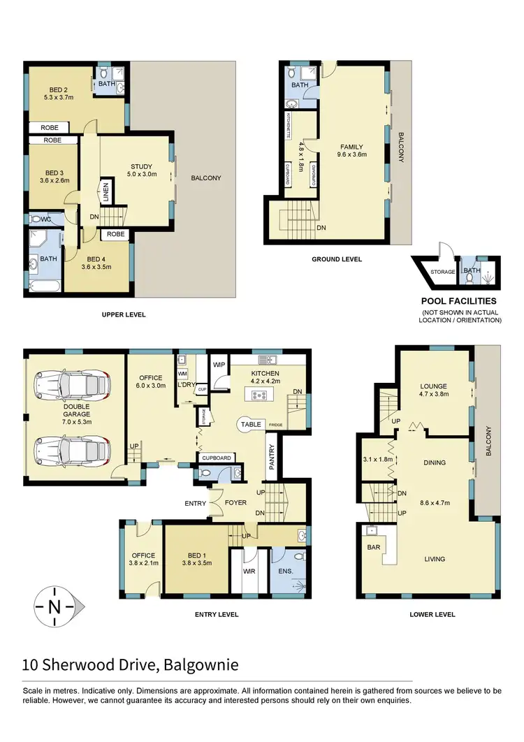 Floorplan of Homely house listing, 10 Sherwood Drive, Balgownie NSW 2519