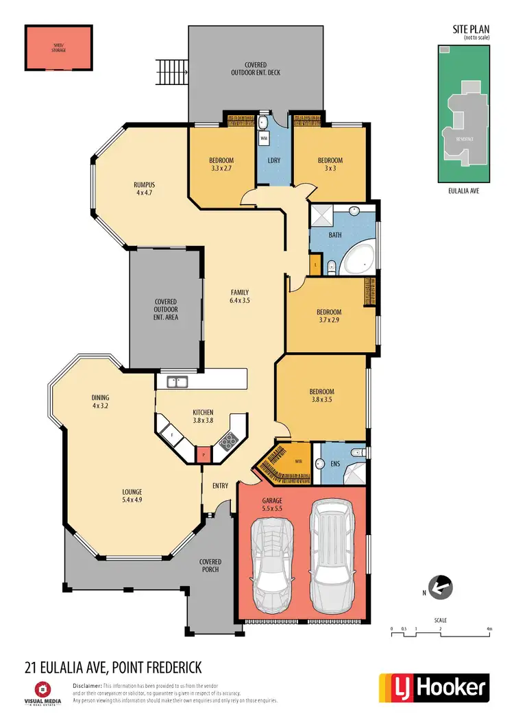 Floorplan of Homely house listing, 21 Eulalia Avenue, Point Frederick NSW 2250