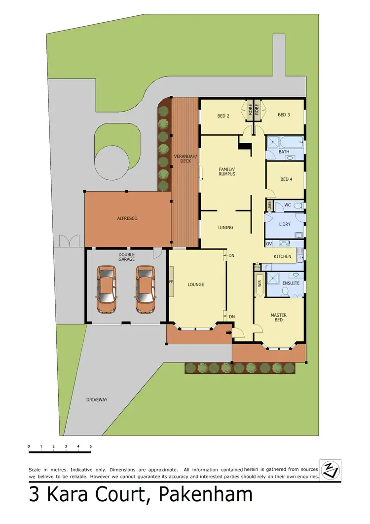Floorplan of Homely house listing, 3 Kara Court, Pakenham VIC 3810