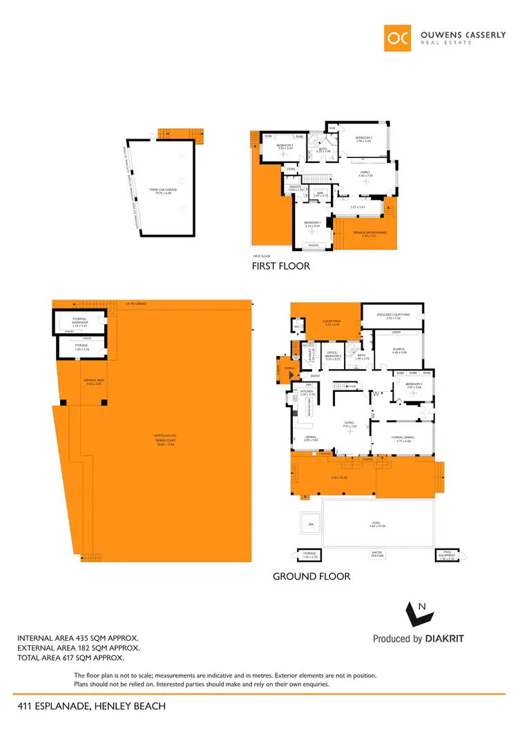 Floorplan of Homely house listing, 411 Esplanade, Henley Beach SA 5022