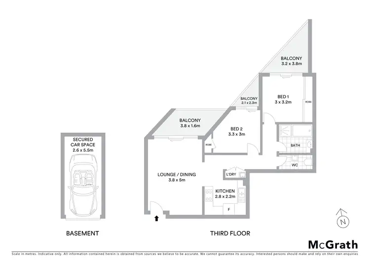 Floorplan of Homely apartment listing, 10/354 Bay Street, Brighton-le-sands NSW 2216