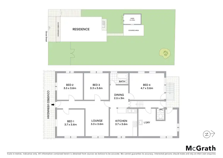 Floorplan of Homely house listing, 80 Grose Street, North Parramatta NSW 2151