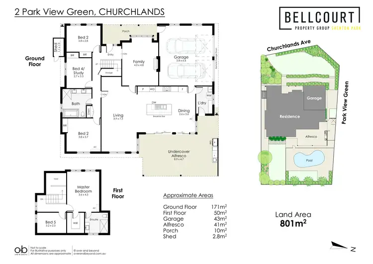 Floorplan of Homely house listing, 2 Park View Green, Churchlands WA 6018