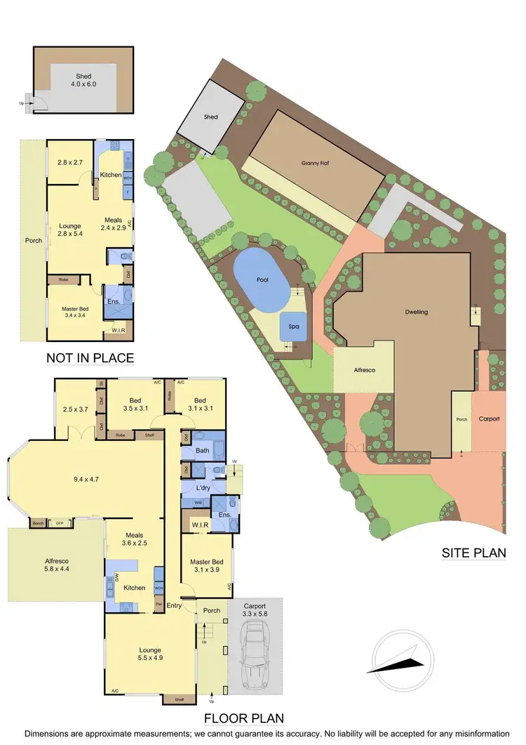 Floorplan of Homely house listing, 6 Wright Court, Mill Park VIC 3082