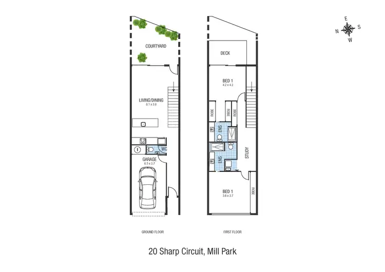 Floorplan of Homely house listing, 20 Sharp Circuit, Mill Park VIC 3082