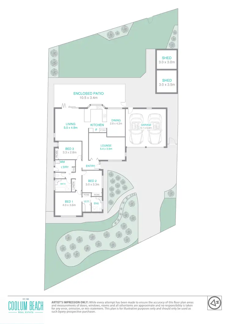 Floorplan of Homely house listing, 45 Lumeah Drive, Mount Coolum QLD 4573
