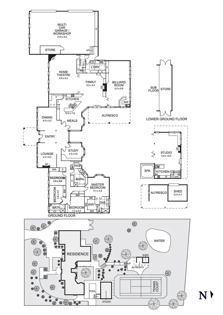 Floorplan of Homely house listing, 2 Palamino Court, Lower Plenty VIC 3093