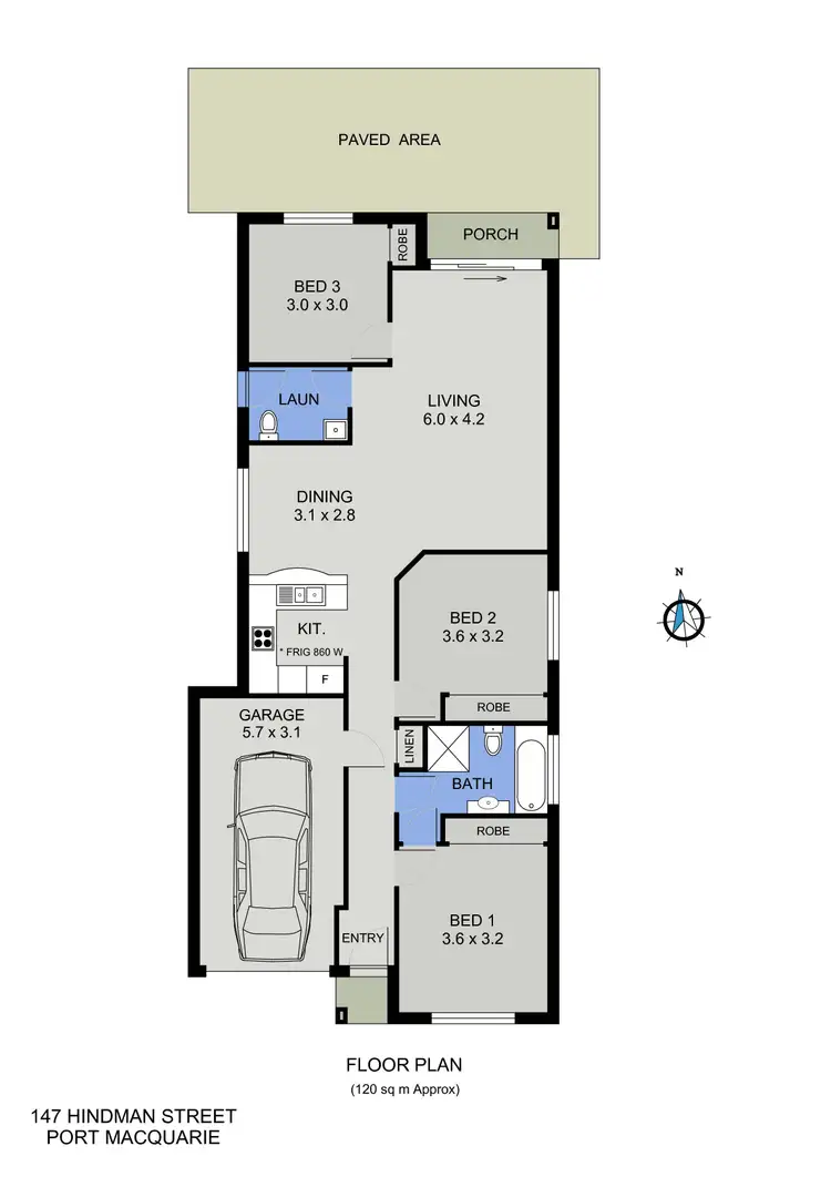 Floorplan of Homely house listing, 147 Hindman Street, Port Macquarie NSW 2444