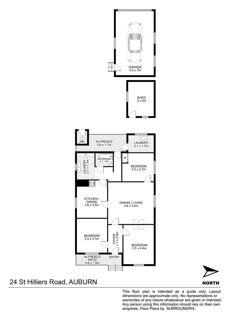 Floorplan of Homely house listing, 24 St Hilliers Road, Auburn NSW 2144