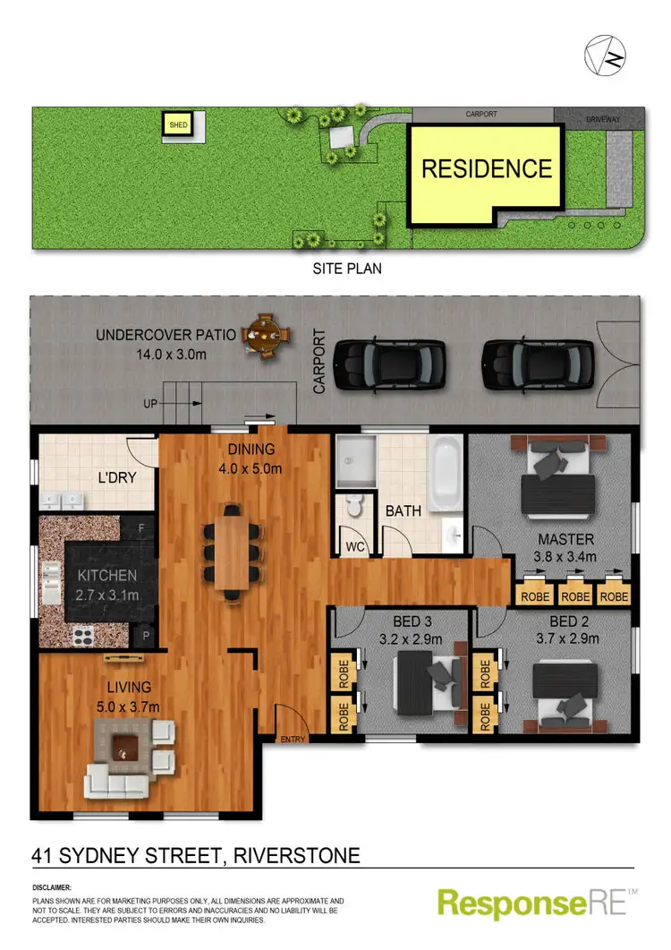 Floorplan of Homely house listing, 41 Sydney Street, Riverstone NSW 2765