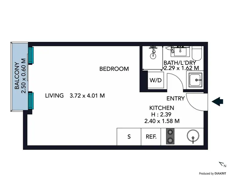 Floorplan of Homely apartment listing, 502/287 Military Road, Cremorne NSW 2090