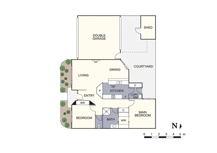 Floorplan of Homely unit listing, 2/22 Aubrey Grove, Boronia VIC 3155
