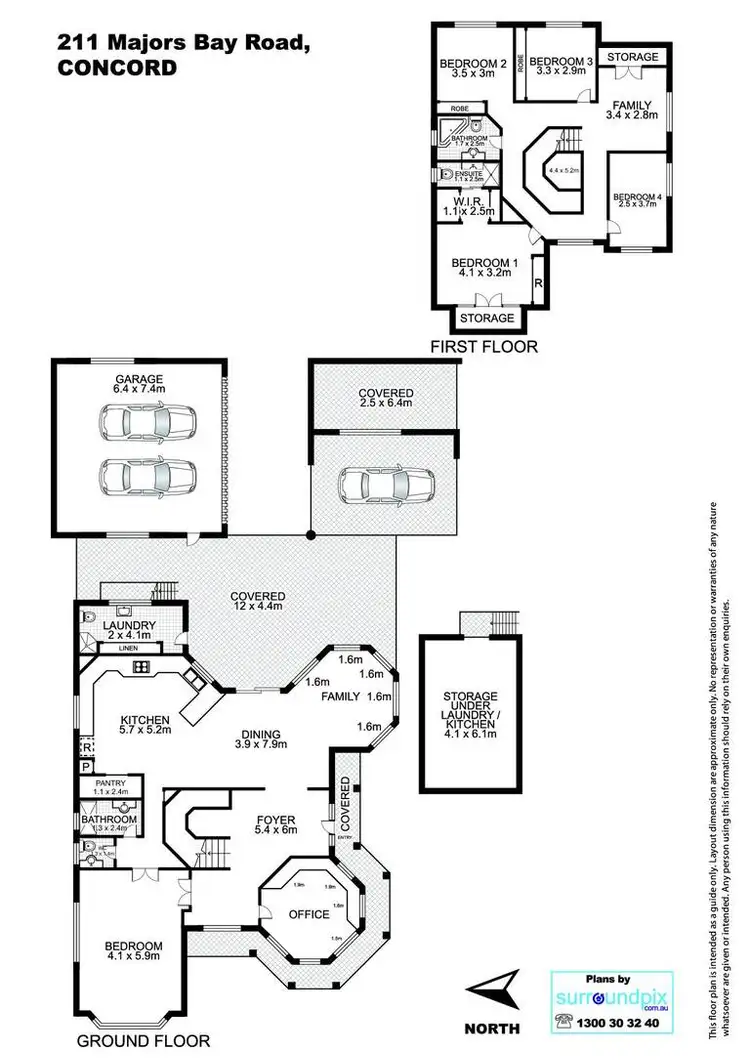 Floorplan of Homely house listing, 211 Majors Bay Road, Concord NSW 2137