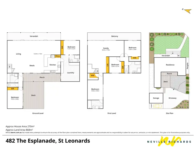 Floorplan of Homely house listing, 482 The Esplanade, St Leonards VIC 3223