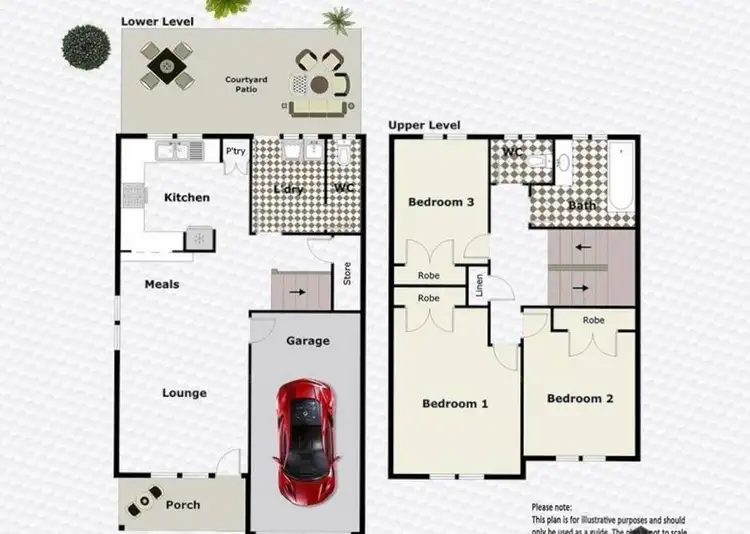 Floorplan of Homely townhouse listing, 5/259-267 Browns Plains Road, Browns Plains QLD 4118