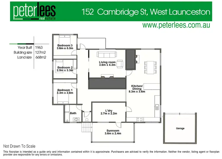 Floorplan of Homely house listing, 153 Cambridge Street, West Launceston TAS 7250