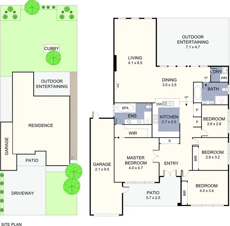 Floorplan of Homely house listing, 1 MacKinnon Grove, Glenroy VIC 3046