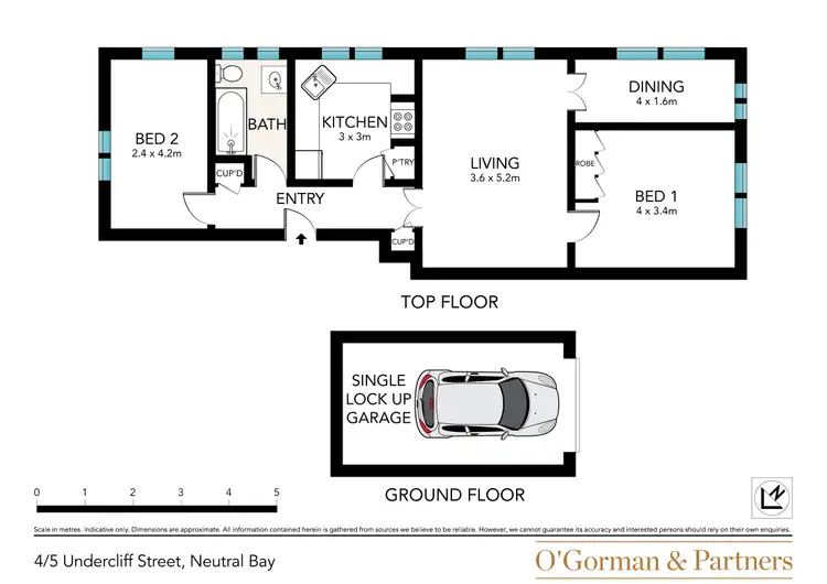Floorplan of Homely apartment listing, 4/5 Undercliff Street, Neutral Bay NSW 2089