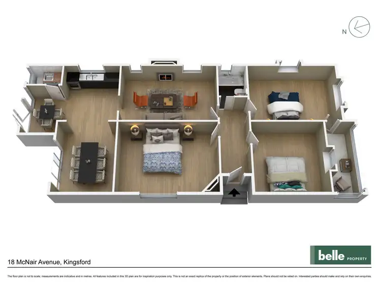 Floorplan of Homely house listing, 18 McNair Avenue, Kingsford NSW 2032