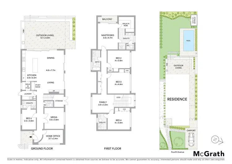Floorplan of Homely house listing, 56B Fourth Avenue, Willoughby NSW 2068