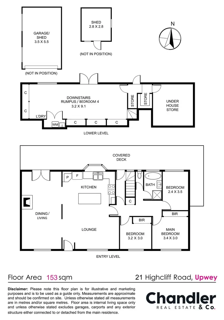 Floorplan of Homely house listing, 21 Highcliff Road, Upwey VIC 3158