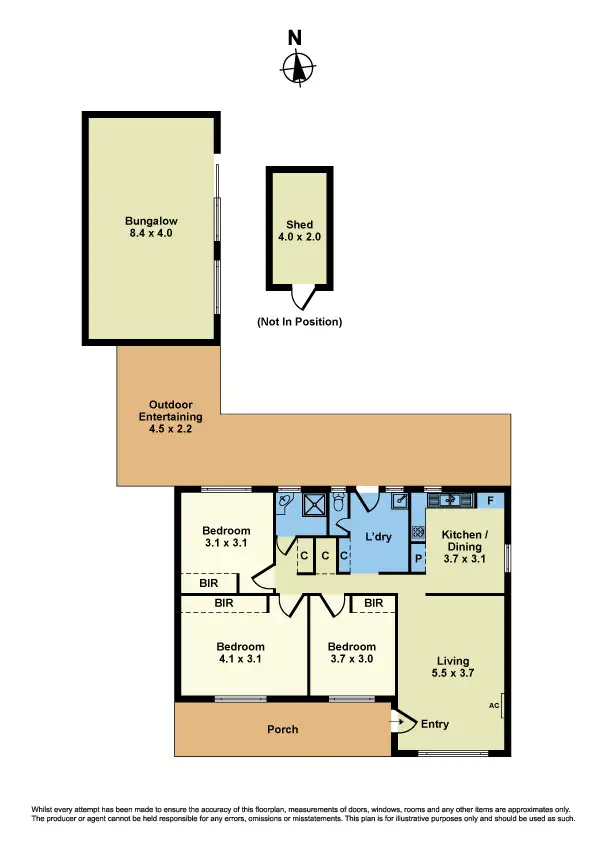 Floorplan of Homely house listing, 10 Union Street, Sunshine VIC 3020