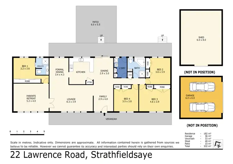 Floorplan of Homely house listing, 22 Lawrence Road, Strathfieldsaye VIC 3551