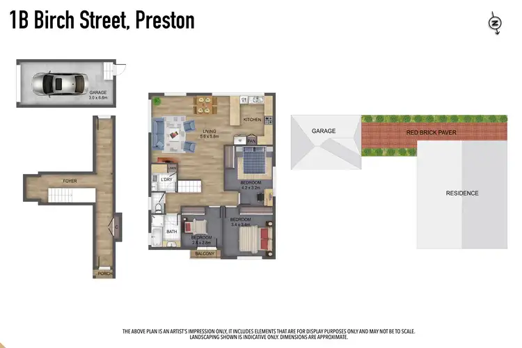 Floorplan of Homely house listing, 1B Birch Street, Preston VIC 3072
