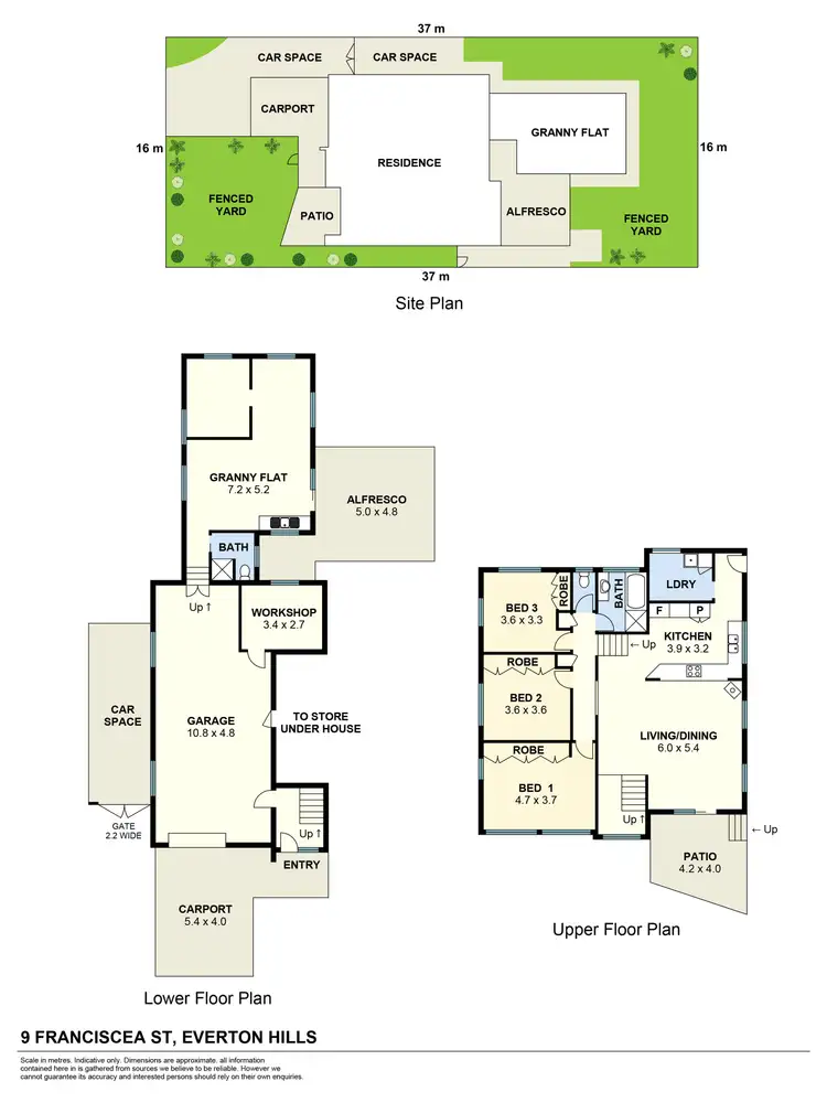 Floorplan of Homely house listing, 9 Franciscea Street, Everton Hills QLD 4053