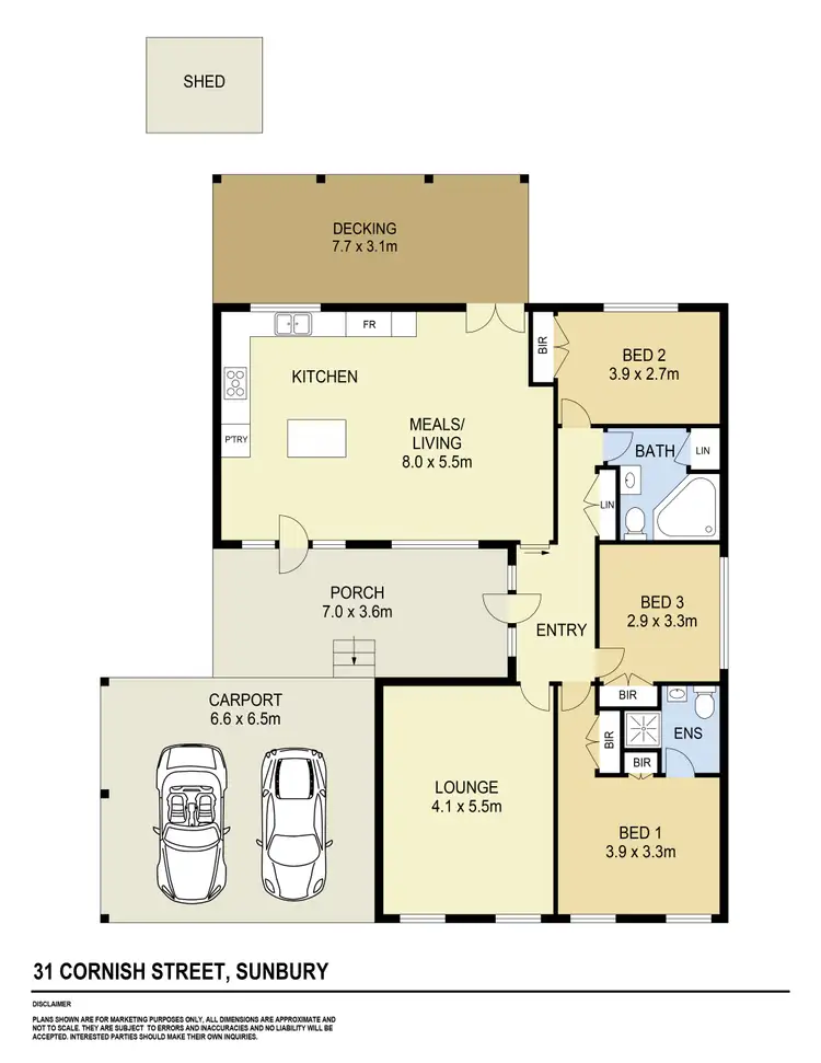 Floorplan of Homely house listing, 31 Cornish Street, Sunbury VIC 3429