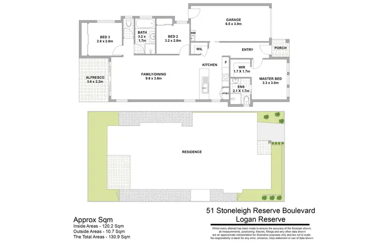 Floorplan of Homely house listing, 51 Stoneleigh Reserve Boulevard, Logan Reserve QLD 4133