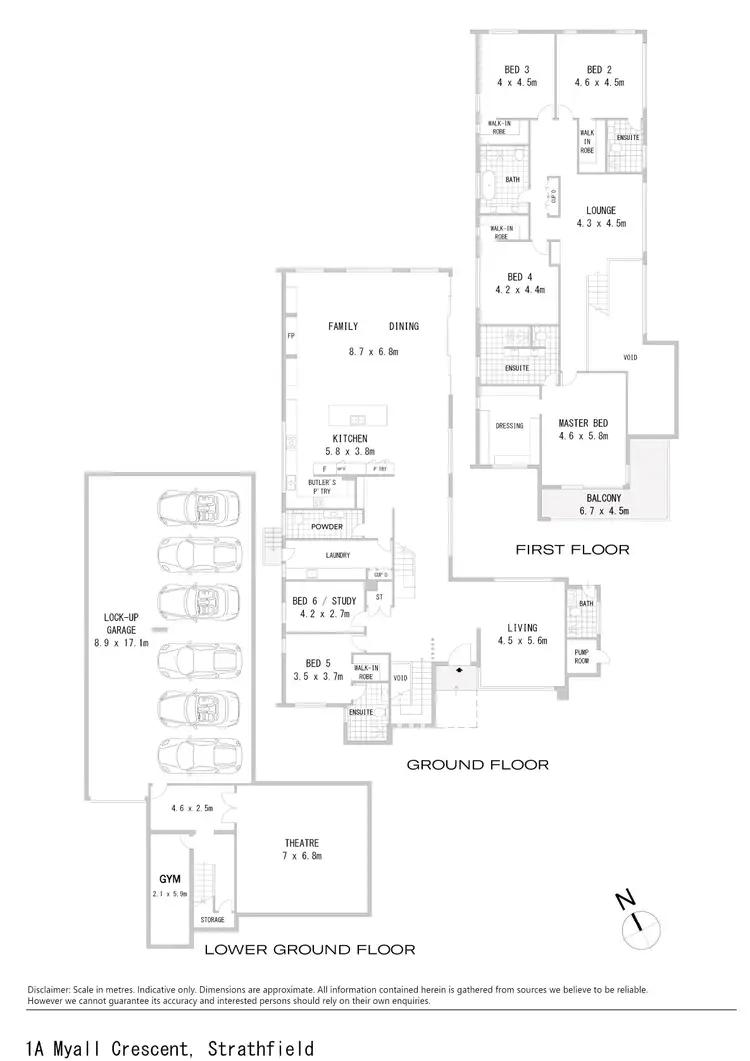 Floorplan of Homely house listing, 1a Myall Crescent, Strathfield NSW 2135