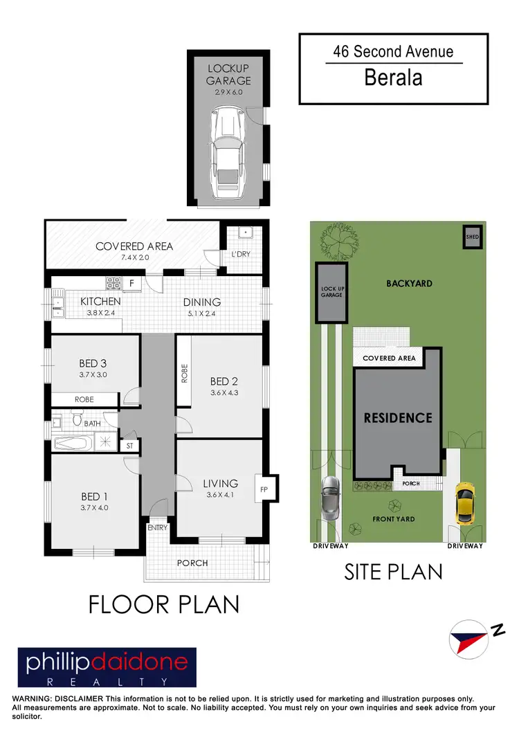 Floorplan of Homely house listing, 46 Second Avenue, Berala NSW 2141
