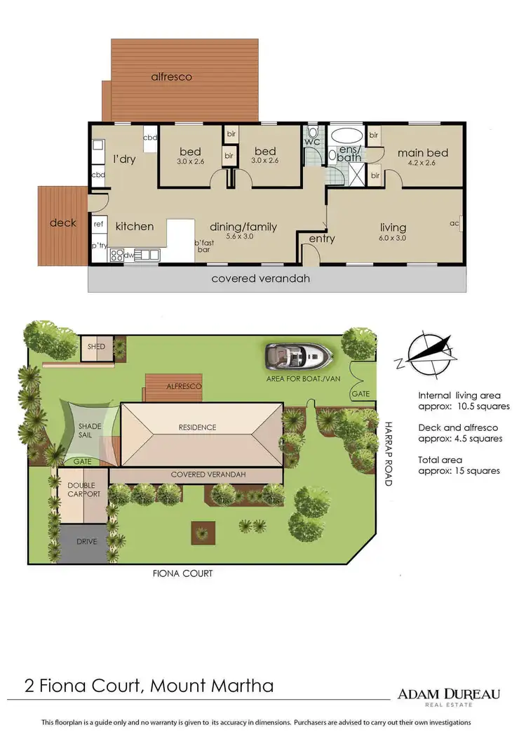Floorplan of Homely house listing, 2 Fiona Court, Mount Martha VIC 3934